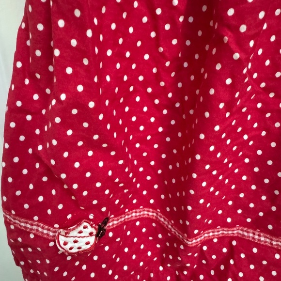 Wonderkids 3T White & Red Girls Ladybug Tank Top Short Sleeve Casual Dress - Picture 3 of 5